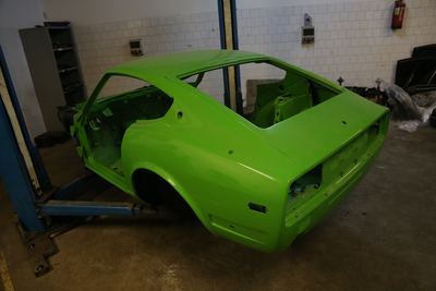 1971 Datsun 240Z bodywork and repaint, photograph 3 of 19