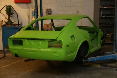 1971 Datsun 240Z bodywork and repaint, photograph 11 of 19