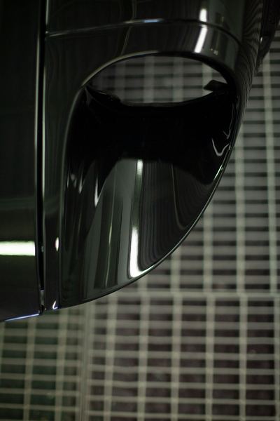Datsun 280Z widebody restoration: Glasurit dark metallic black refinishing, build photograph 17 of 26