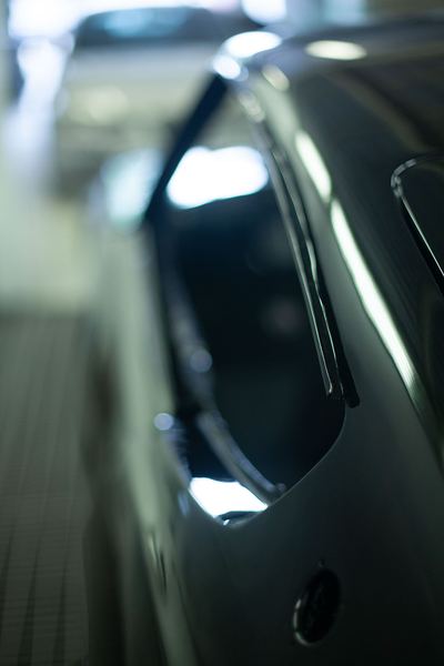 Datsun 280Z widebody restoration: Glasurit dark metallic black refinishing, build photograph 22 of 26