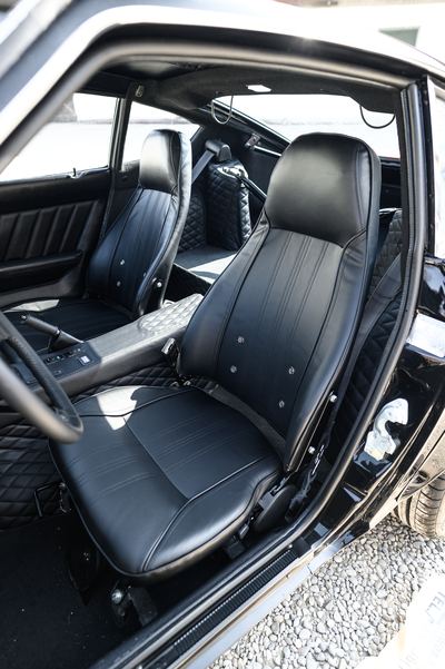Both seats and cabin trim of a Datsun 280Z