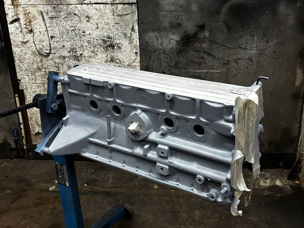 Datsun L24 short block Datsun blue bores honed ready — 240Z engine rebuild