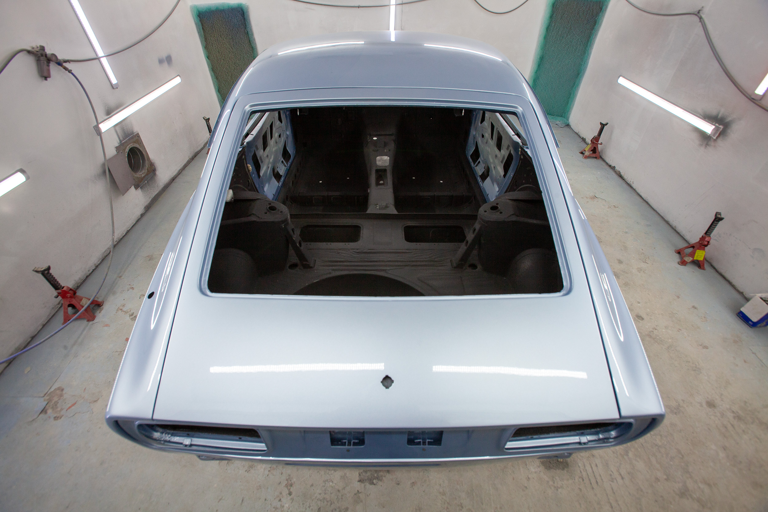 Datsun 240Z door shuts and jambs detailed to concours standard