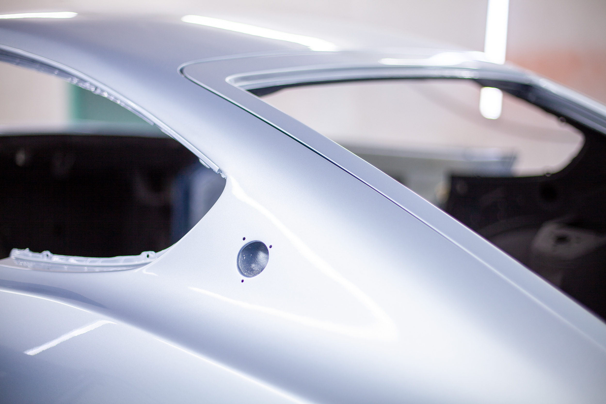 Datsun 240Z carrosserie detail na restauratie