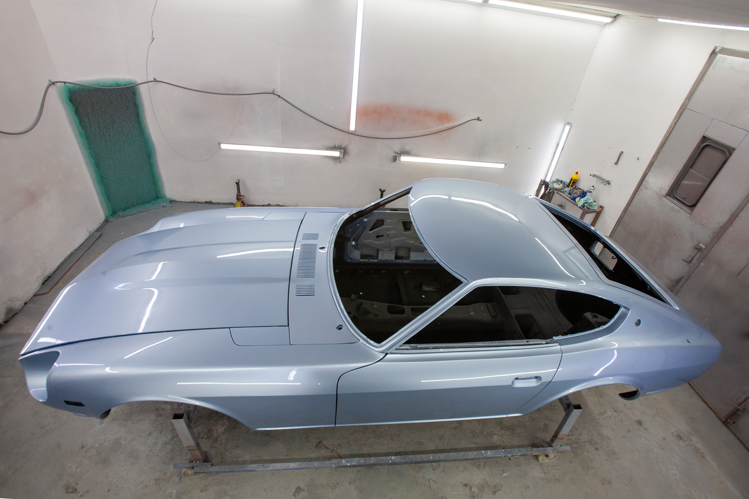 Datsun 240Z Radkasten nach vollständiger Restaurierung