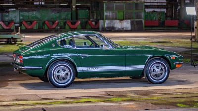 Racing green 1973 Datsun 240z zu verkaufen
