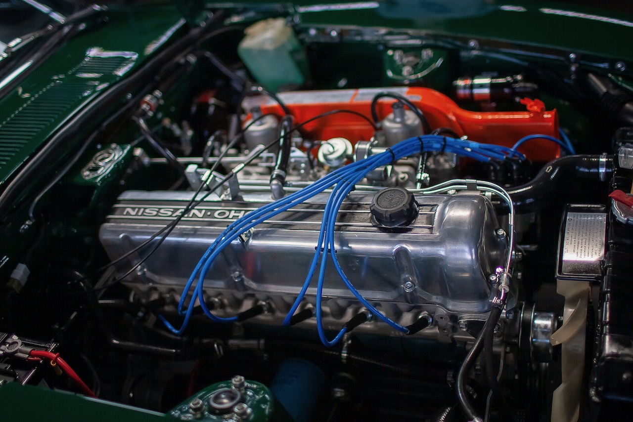 Racing Green Datsun 240z absolut neuwertigem Zustand restauriert zu verkaufen 5