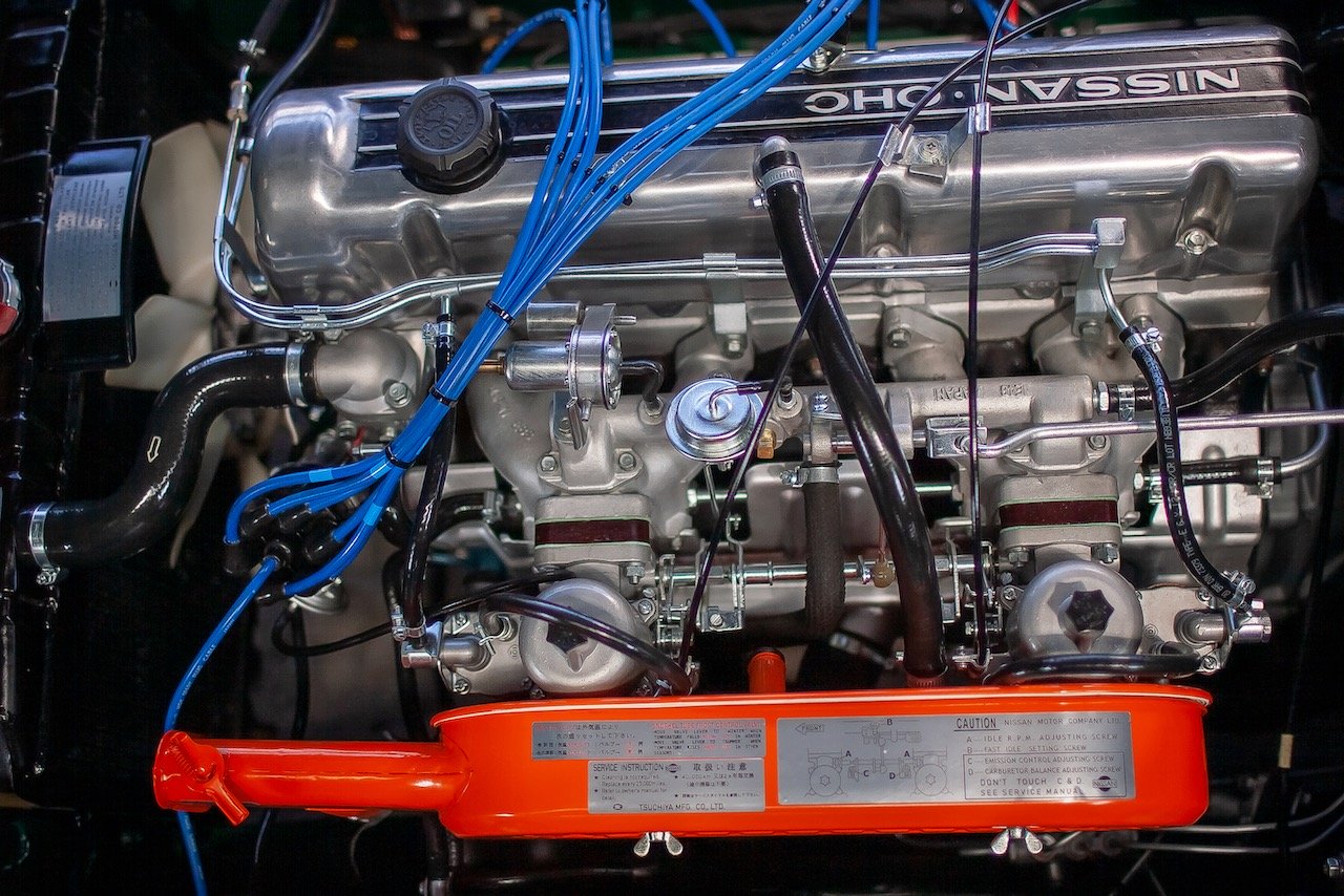 Racing Green Datsun 240z absolut neuwertigem Zustand restauriert zu verkaufen 8