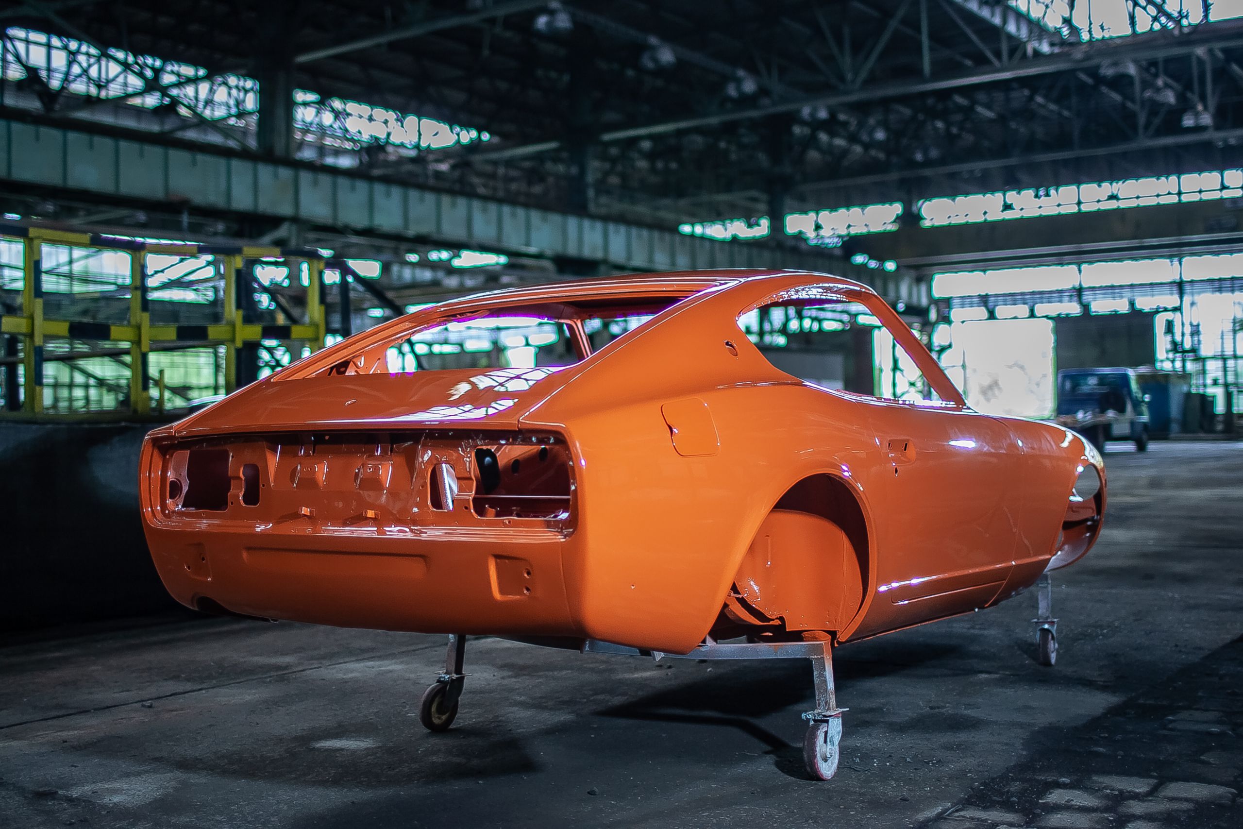 Orange Datsun 280z concours condition