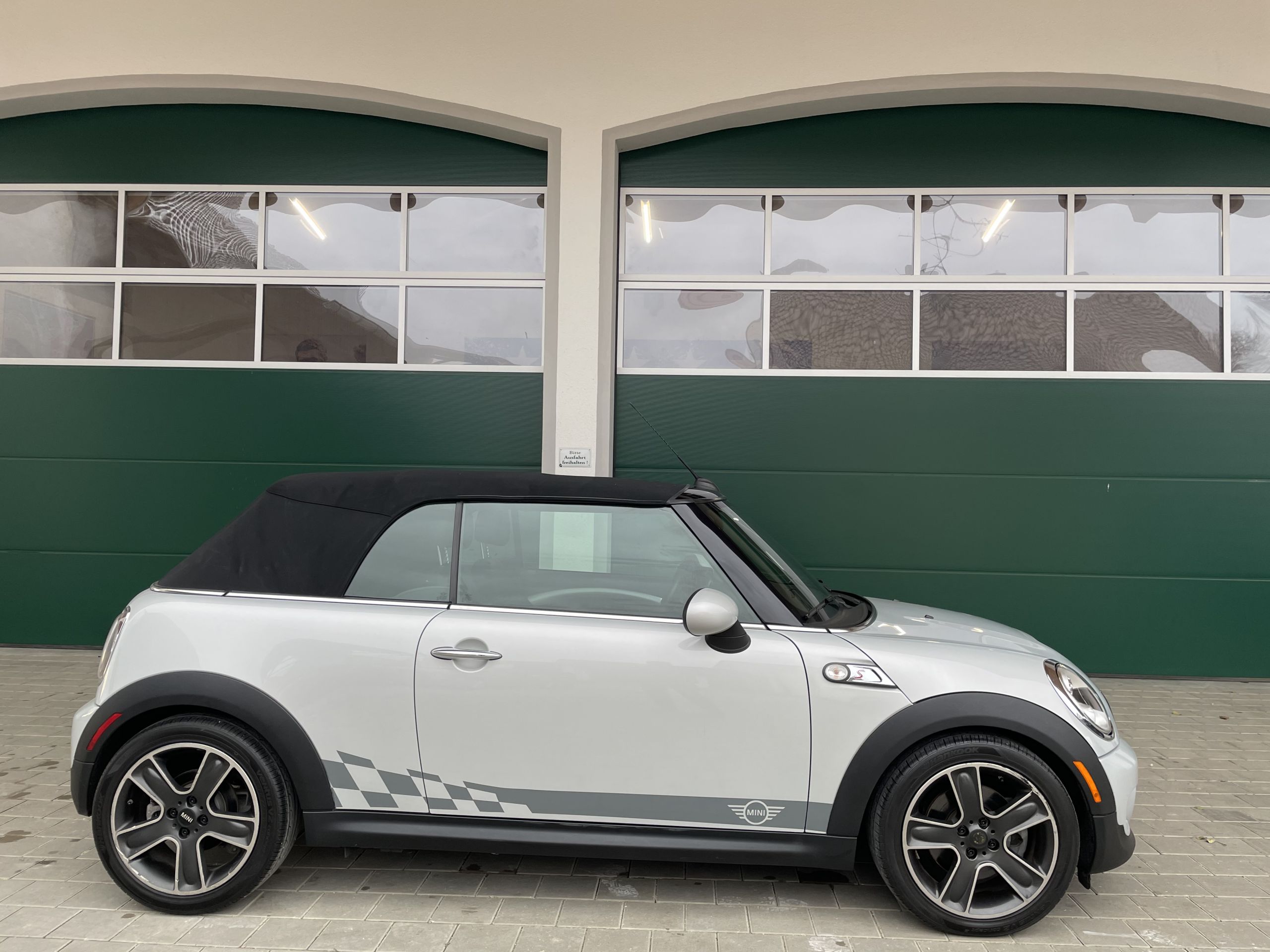 mini cooper s cabrio silber zu verkaufen