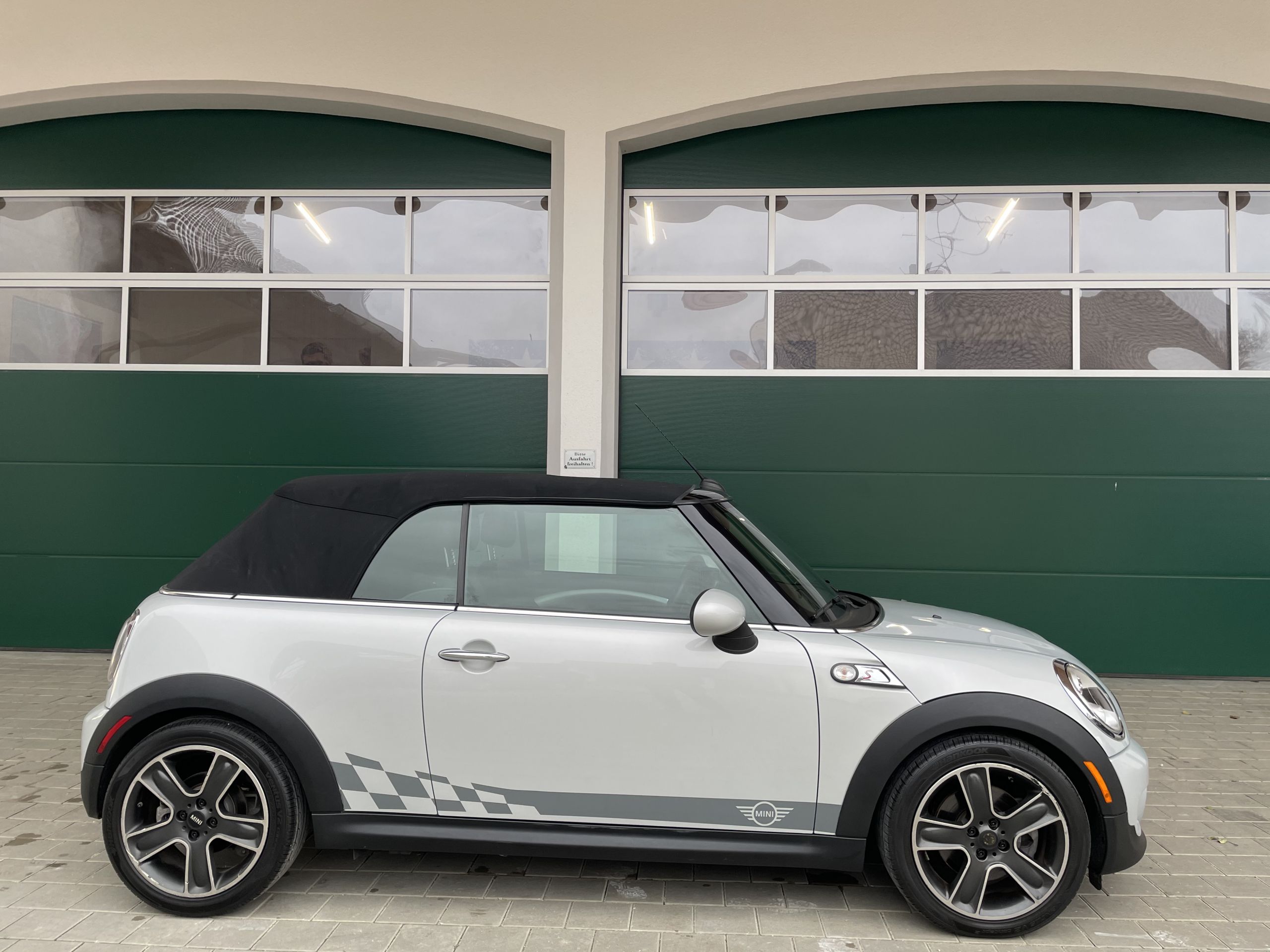 mini cooper s cabrio silber zu verkaufen