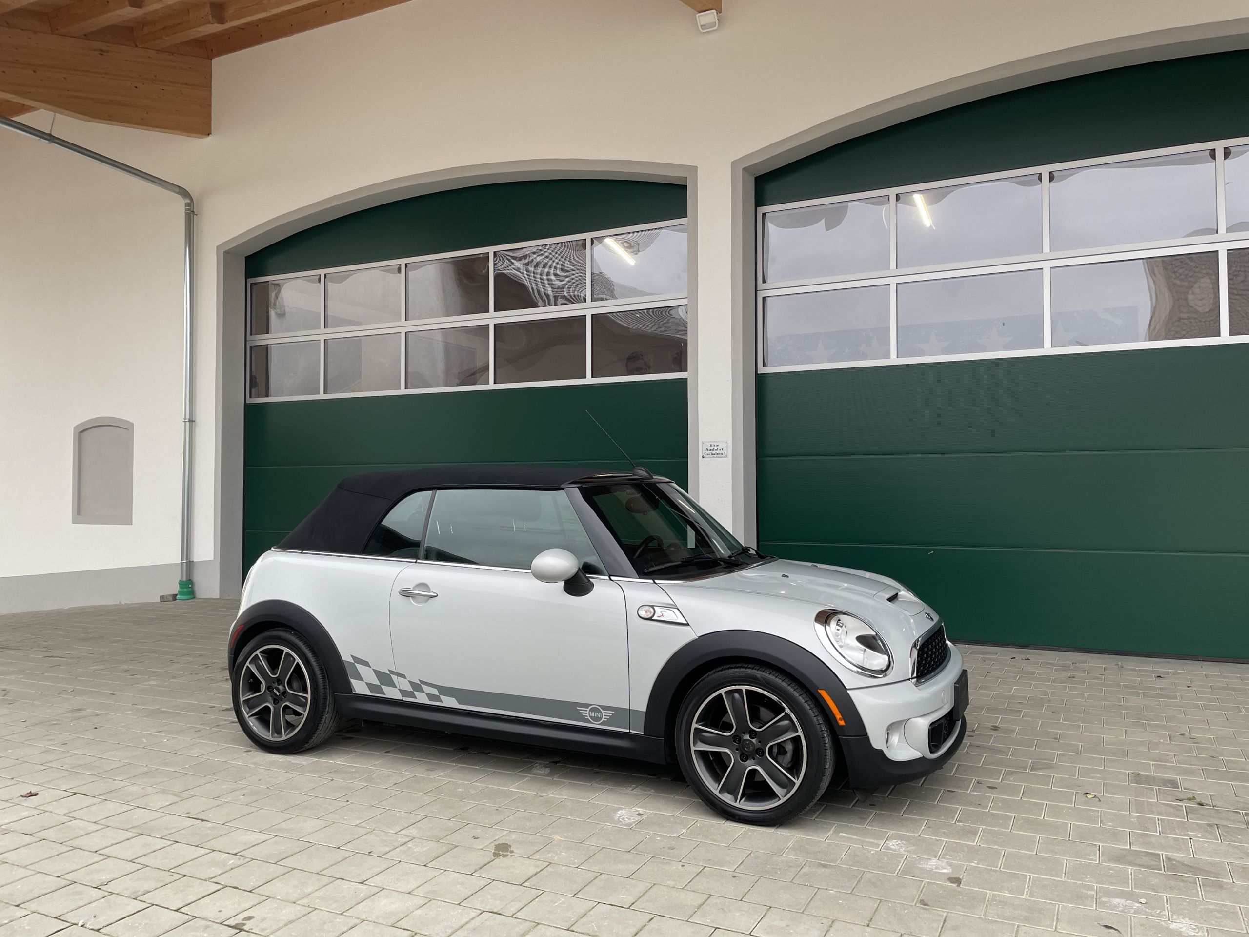 mini cooper s cabrio silber zu verkaufen