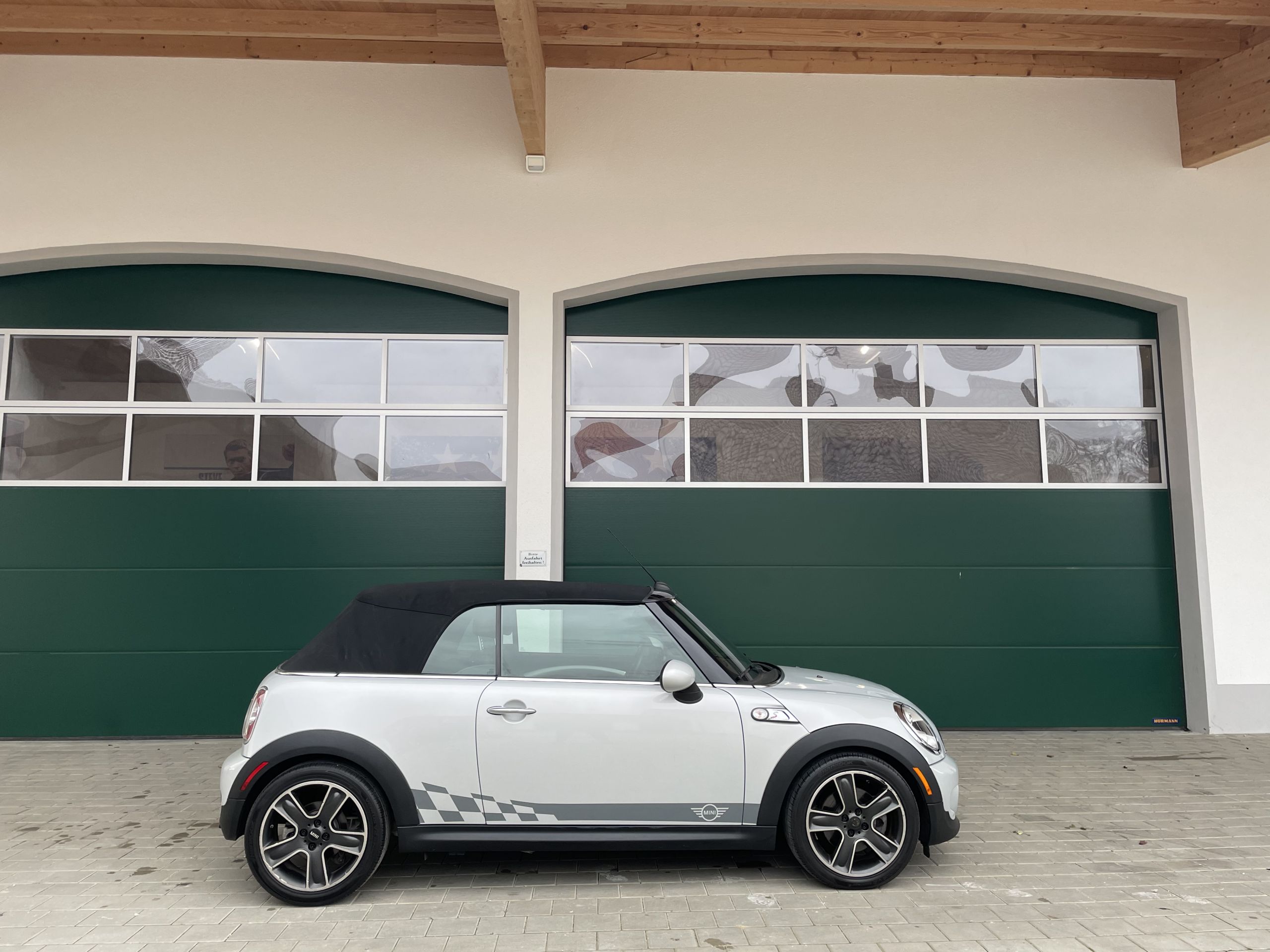 mini cooper s cabrio silber zu verkaufen