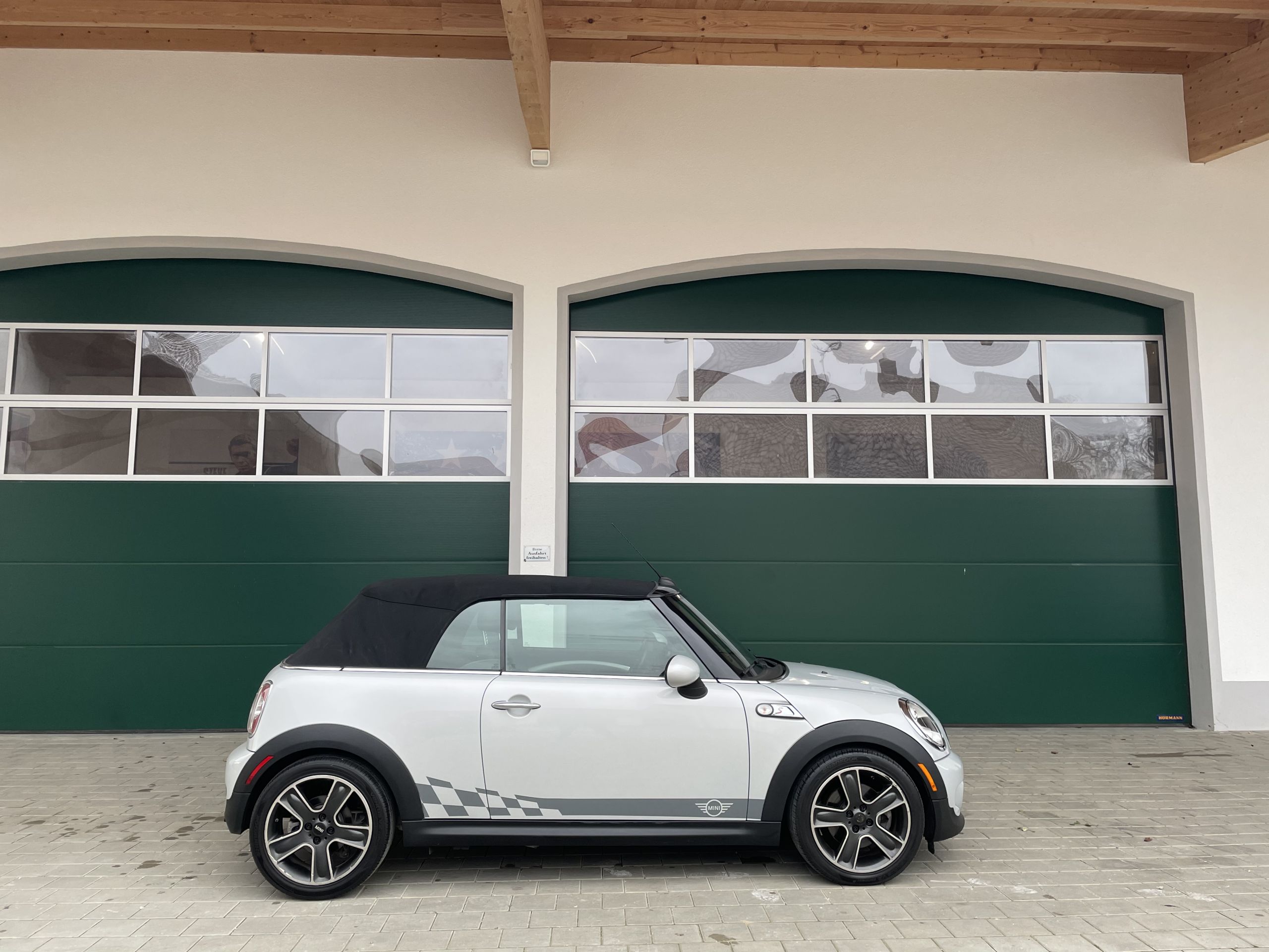 mini cooper s cabrio silber zu verkaufen