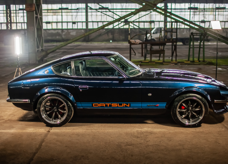 1977 Nissan Datsun 280Z zu verkaufen nacht blau pearl