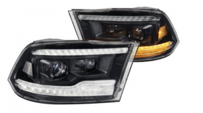 Scheinwerfersatz in Voll LED Technik für  Ram 2009 bis 2018 und 2019, 2020, 2021 Ram Classic