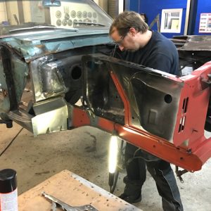 Oldtimer Karosserie Unfallinstandsetzung Auto Lackierung Werkstatt München Bavariasportscars
