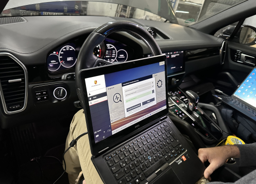 Porsche aus  USA Umrüstung und Umcodierung  auf EU Norm
