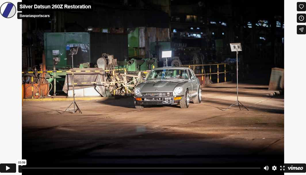 Silver 1974 Nissan Datsun 260Z for sale in Germany